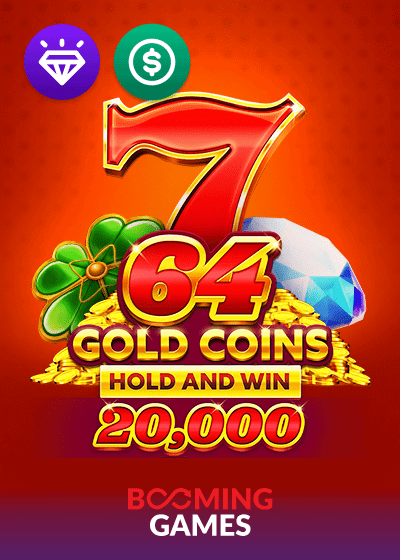 64 Gold Coins Hold and Win 20000